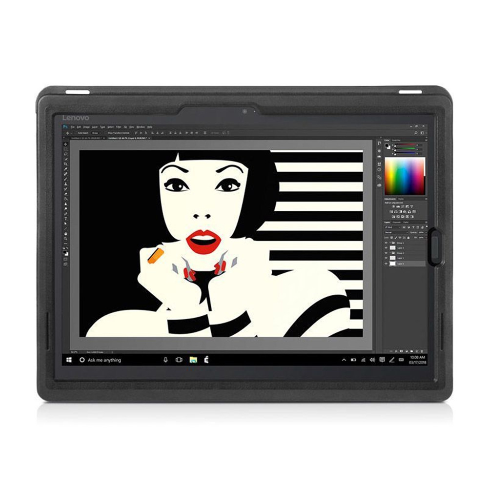 Lenovo Funda Rugerizada ThinkPad X1 Tablet Gen3 Negro 4X40Q62112